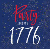 Patriotic PARTY LIKE ITS 1776  Beverage napkin pack of 16